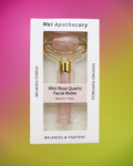 Mini Rose Quartz Facial Roller Beauty Tool