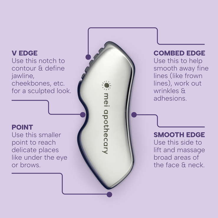 Stainless Steel Lifting Gua Sha