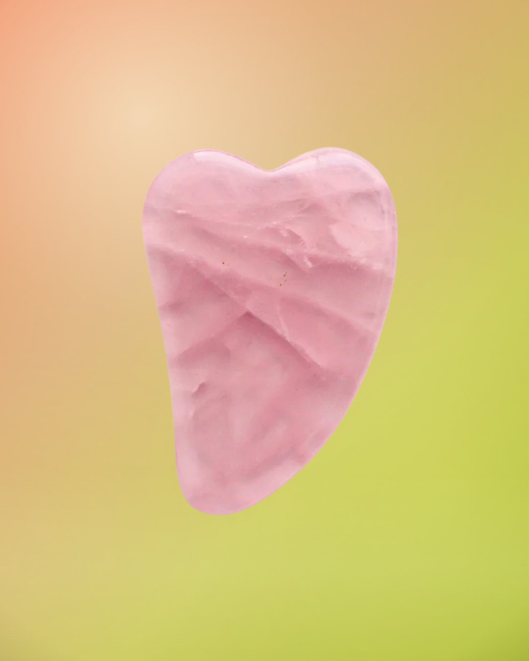 Mini Rose Quartz Gua Sha Facial Massage Beauty Tool