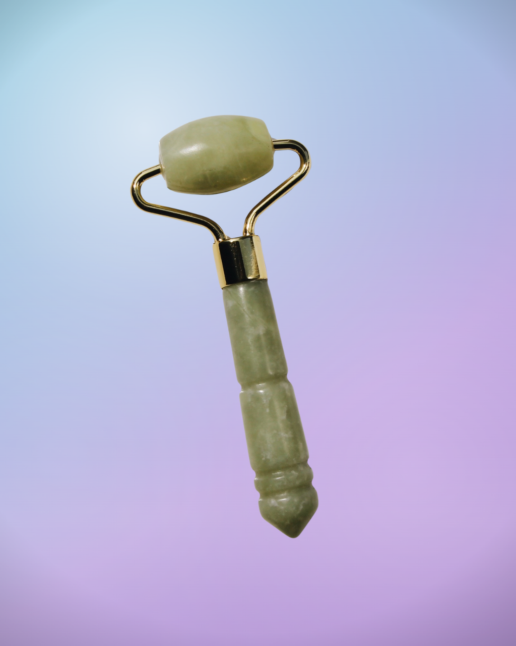 Mini Jade Facial Roller Beauty Tool w/Jade handle