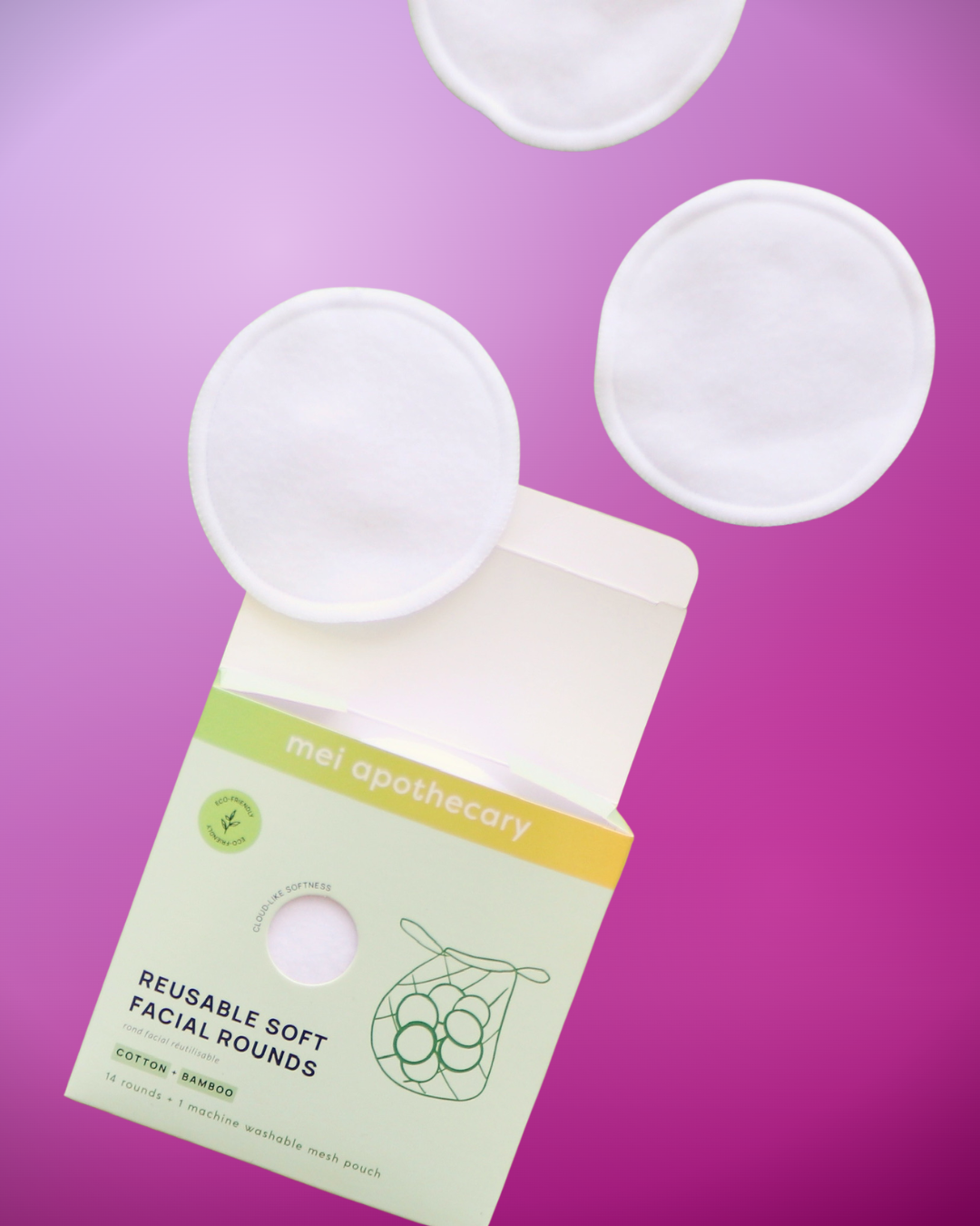 Reusable Soft Facial Rounds - 14pk