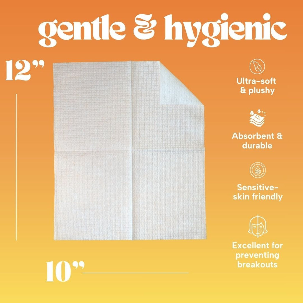 DermaTowel Disposable Face Towels - 50 Count