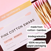 Biodegradable Pink Cotton Swabs