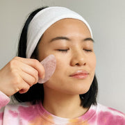 Mini Rose Quartz Gua Sha Facial Massage Beauty Tool
