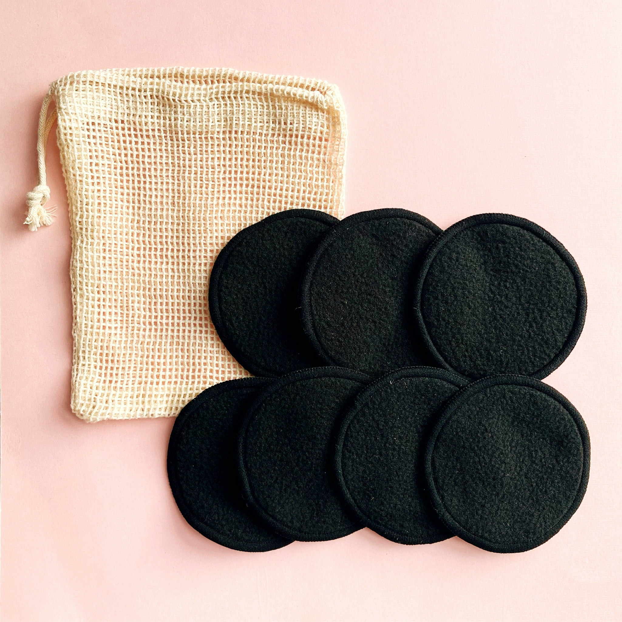 Reusable Charcoal Soft Facial Rounds - 7pk