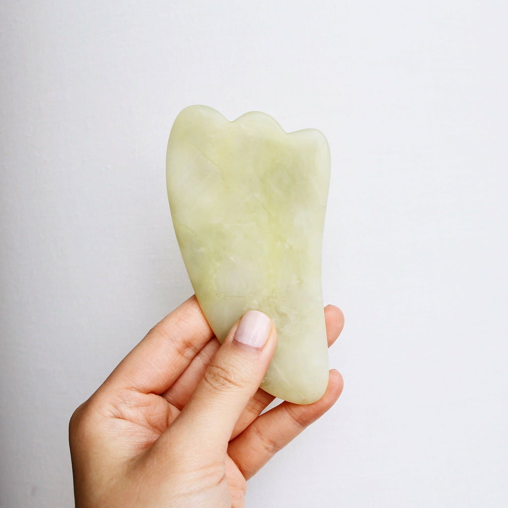 Jade Gua Sha Facial Massage Beauty Tool
